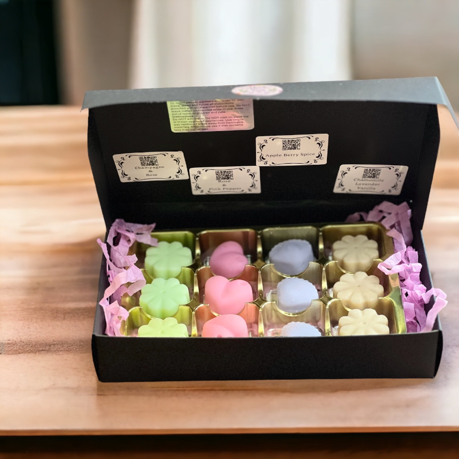 Wax Melt Gift Box - 4 different scented