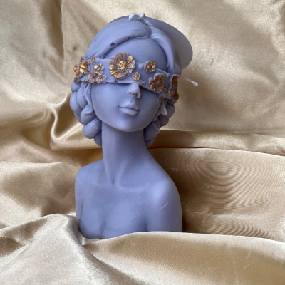 blind lady:flower lady candle:lady:head candle:large :pillar:candles:swirl:wedding:sets:decoration:yankee:anniversary:homedecor:aromatherapycandles4 Eirene – Goddess of Soft Power