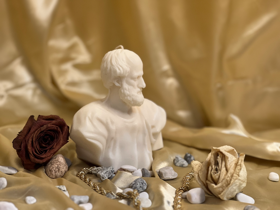 Aristotle – Sculptural Philosopher Candle