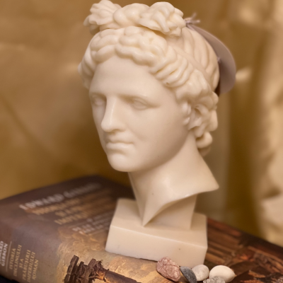 artemis candle:apollo candle:apolo:lady:sculpture:aesthetic:candle:pillar:candles:swirl:wedding:sets:decoration:yankee:anniversary:homedecor:aromatherapycandles54 Apollo – Sculptural God Candle