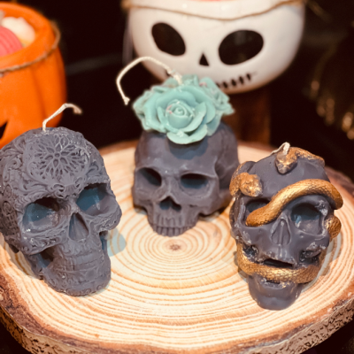 candle skull flower_pumpkin_halloween_autum cqandle :lady:head candle:large :pillar:candles:swirl:wedding:sets:decoration:yankee:anniversary:homedecor:aromatherapycandles83 Sacred Mind – Mandala Skull Candle