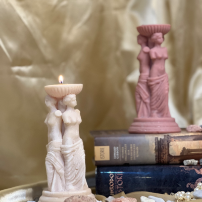 venus candle:venus de milo:lady:sculpture:aesthetic:candle:pillar:candles:swirl:wedding:sets:decoration:yankee:anniversary:homedecor:aromatherapycandles11 Caryatid – Sculptural Column Candle