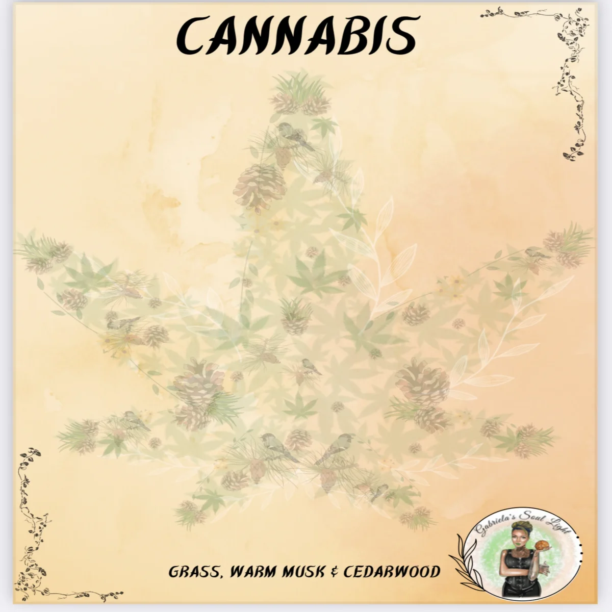 Cannabis – Luxury Car Diffuser 8ml Cannabis luxury car diffuser with wooden cap hanging in a vehicle