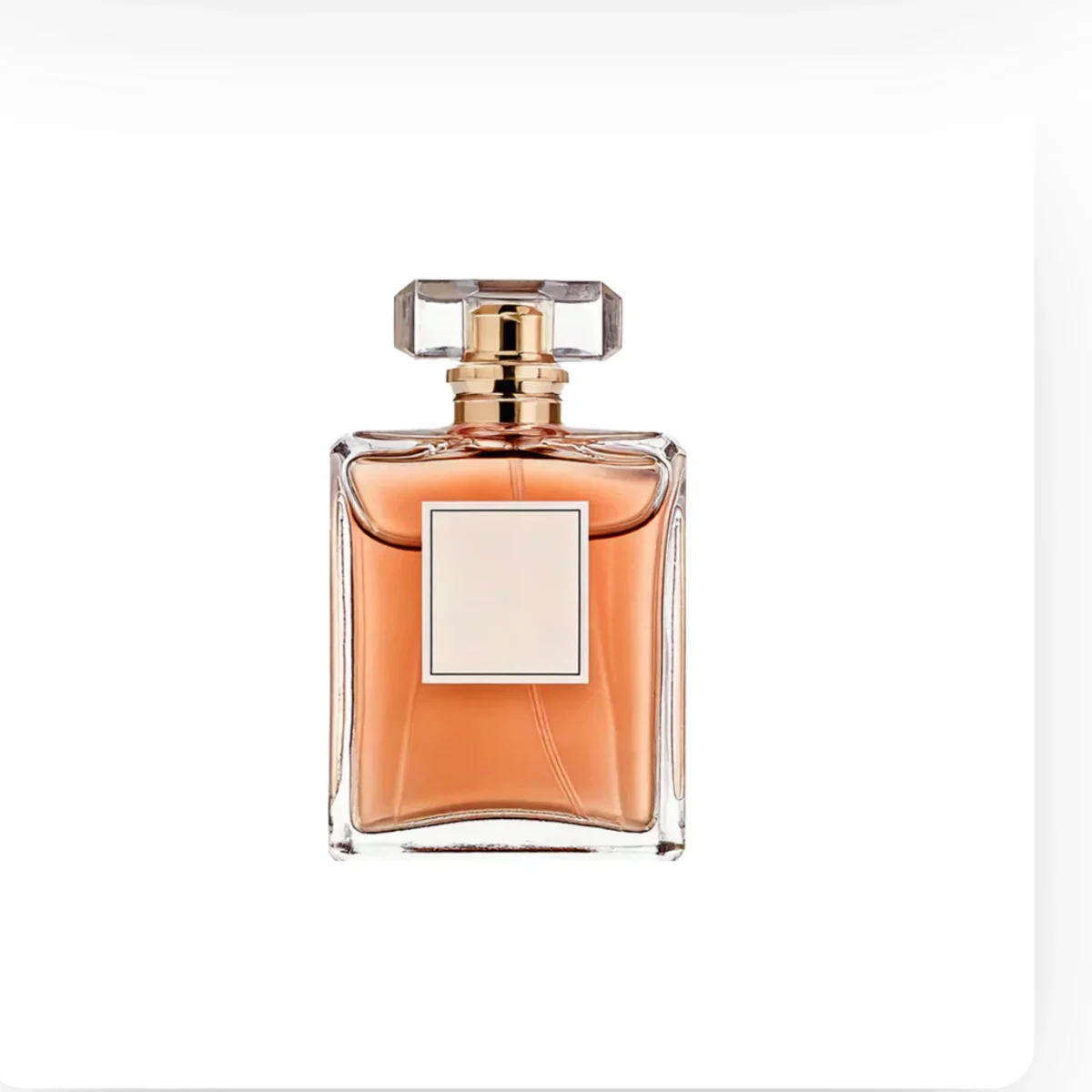 Mademoiselle luxury car diffuser with wooden cap hanging in a vehicle