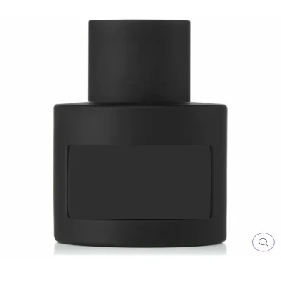 Leather luxury car diffuser with wooden cap hanging in a vehicle