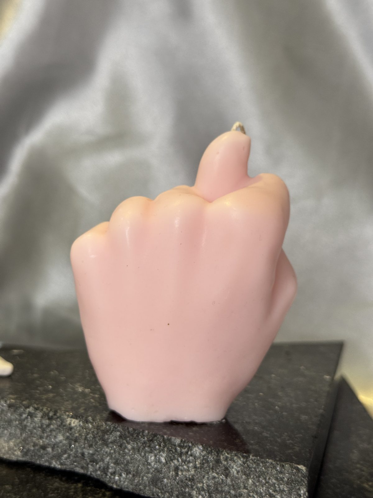 Promise Candle promise hand candle handmade sculptural soy wax hand gesture candle UK