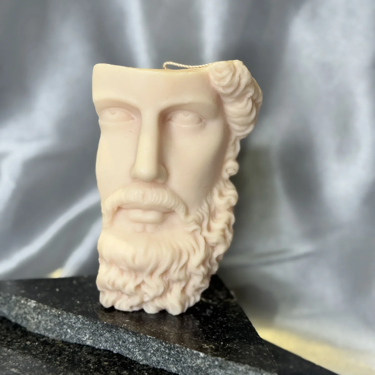 greek god candle UK handmade soy wax Cronos sculptural candle