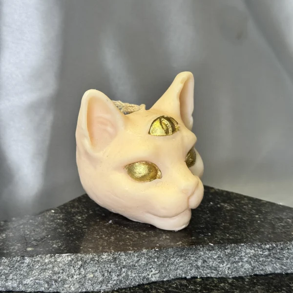 Bastet – Cat Goddess Candle cat candle UK handmade soy wax Bastet cat goddess candle